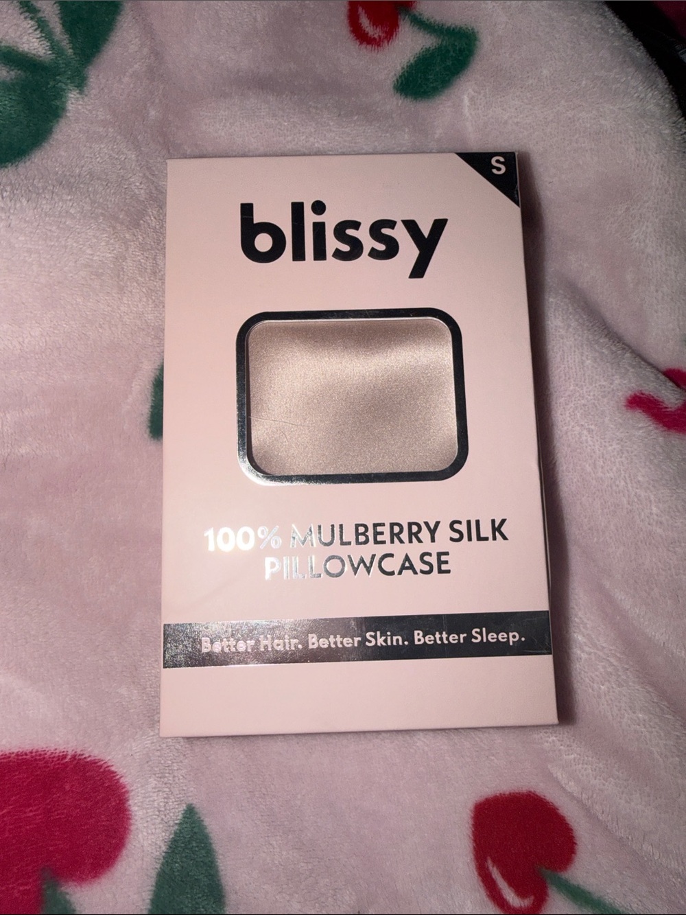Standard Size Blissy Silk Pillowcase Box - Blush Pink